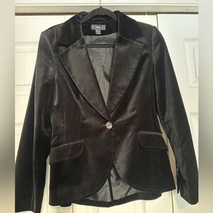 H&M Black Velvet Women's Blazer